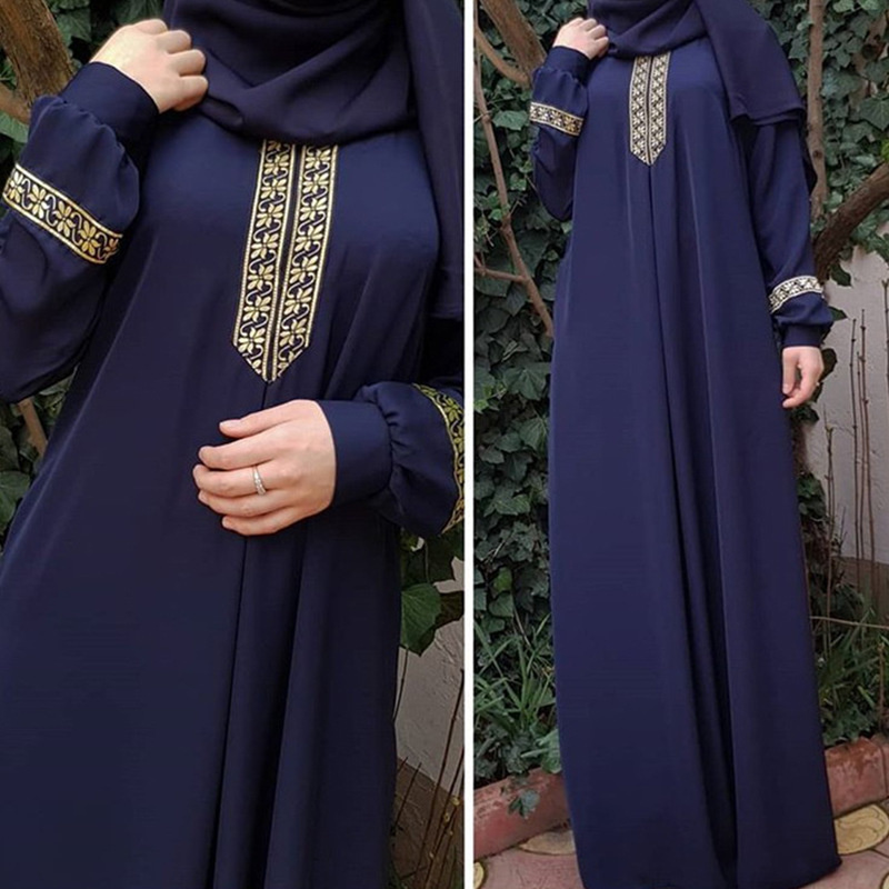 Ethnic Fashion In Dubai - Muslimischen Ethnischen Stil Druck Abayas Plus