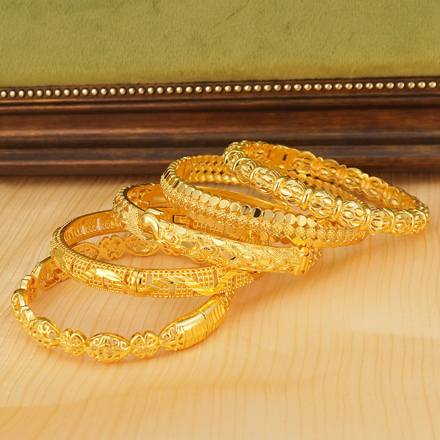 1 Stück Goldfarbenes Pfauen-Mo – Ethnic Fashion In Dubai Bewertung und Preis